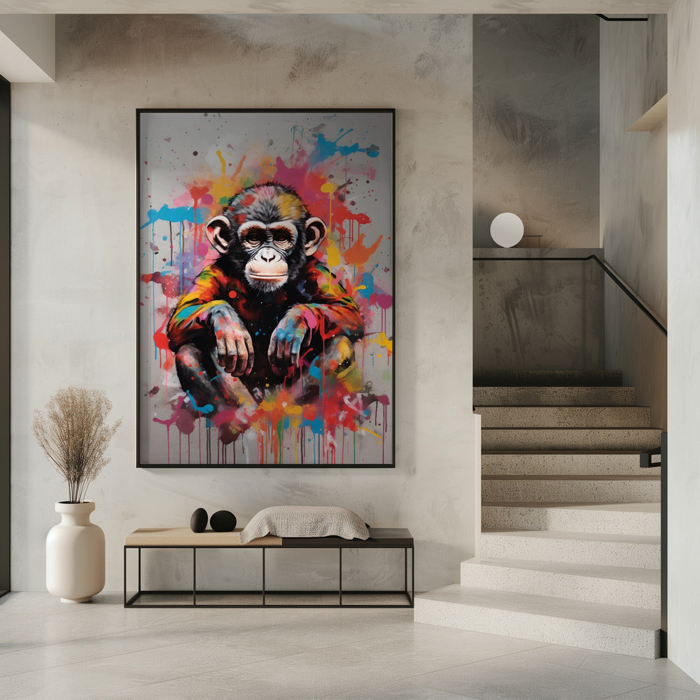 Monkey Pop Art | Poster