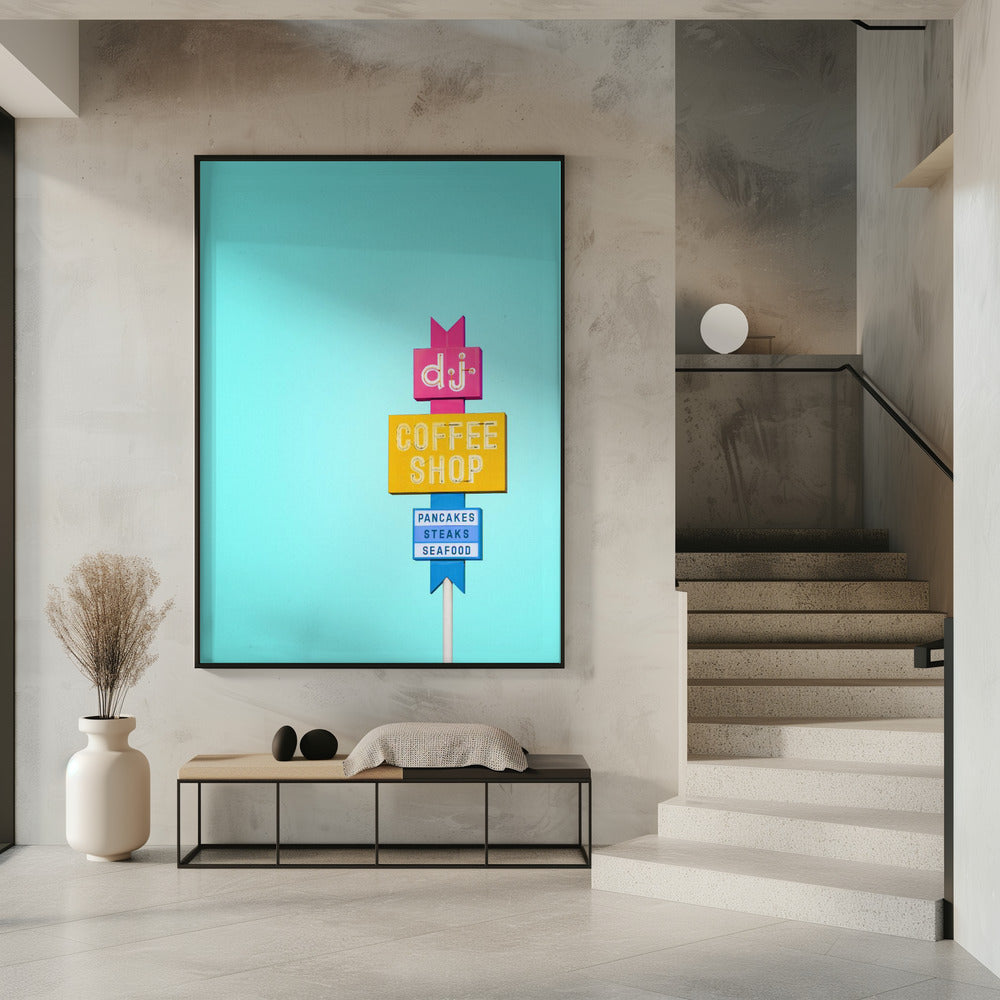 DJ Coffeeshop-bord | Poster