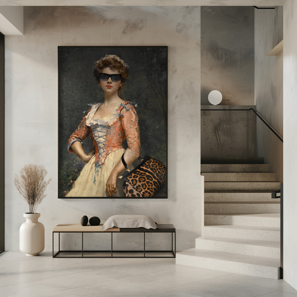 Vintage Chic Girl | Poster