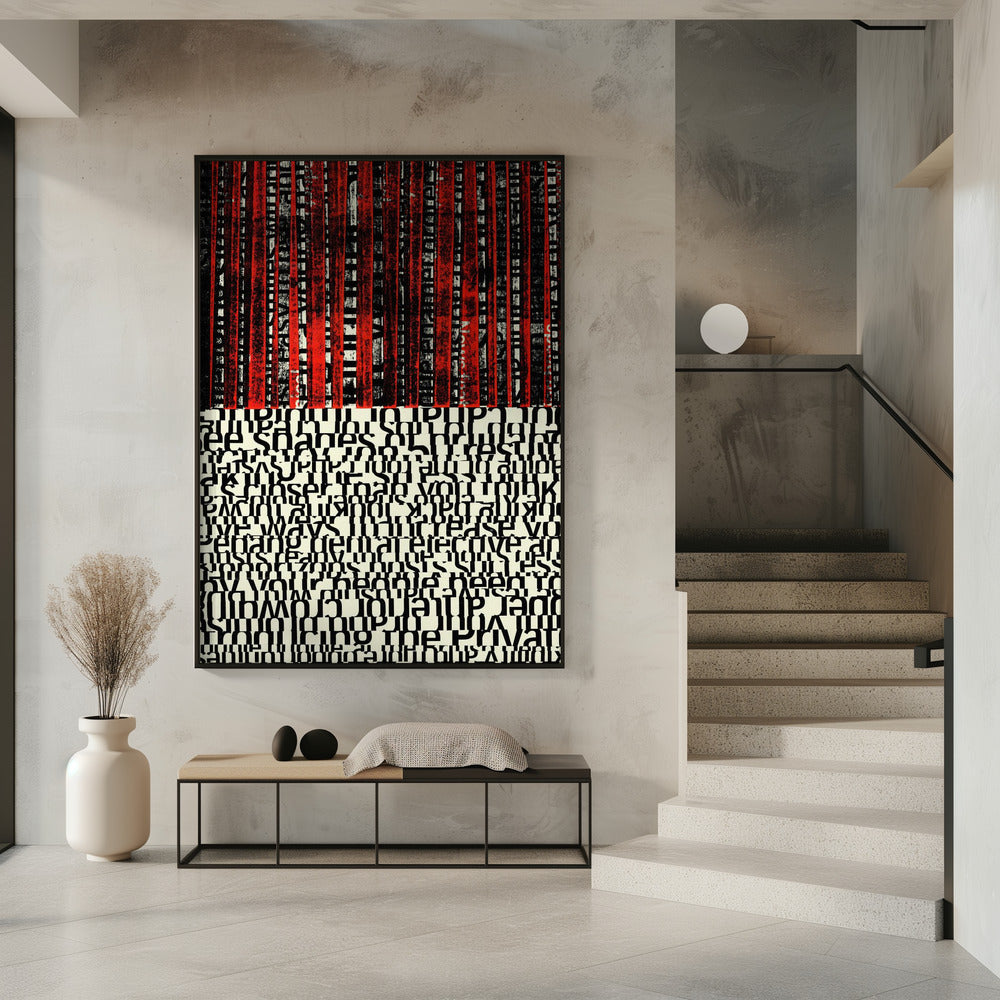 Gefragmenteerde texturen | Poster