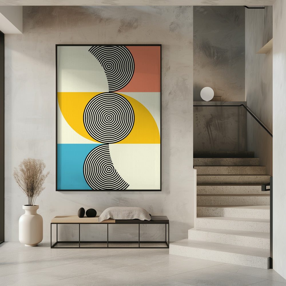 Cirkels in harmonie | Poster