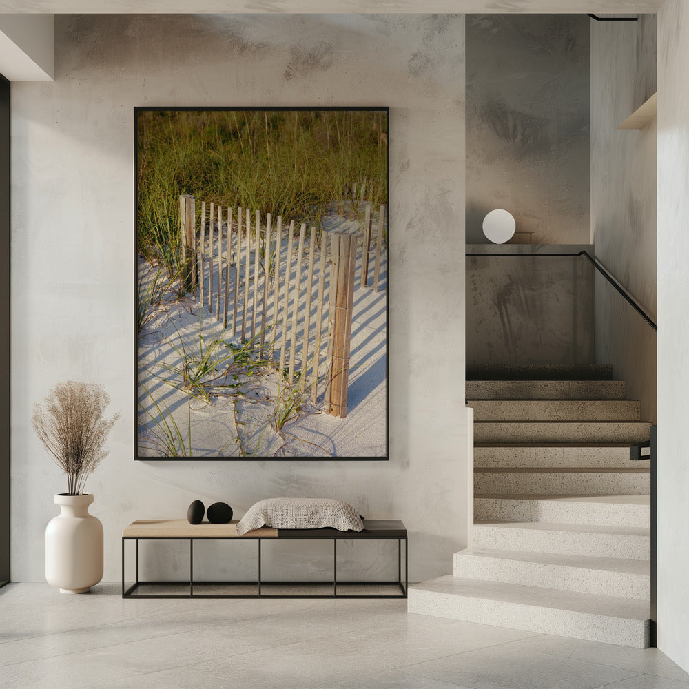 Wandeling op het strand III | Poster