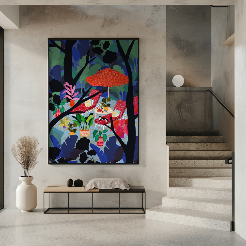 9933x14043 Din 133 Zwembad Midden in de Natuur | Poster