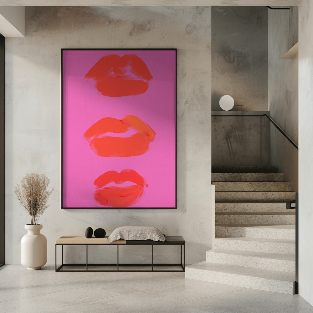 Neon Pout-serie | Poster