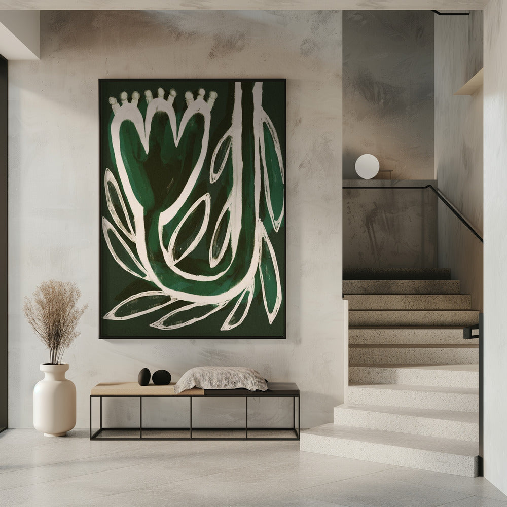 Groene Bloei Symfonie | Poster