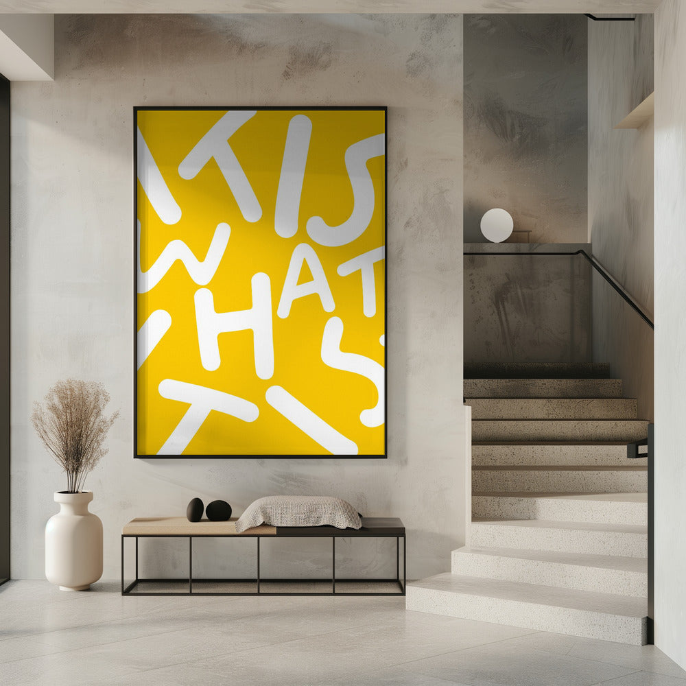 Het is wat het is | Poster