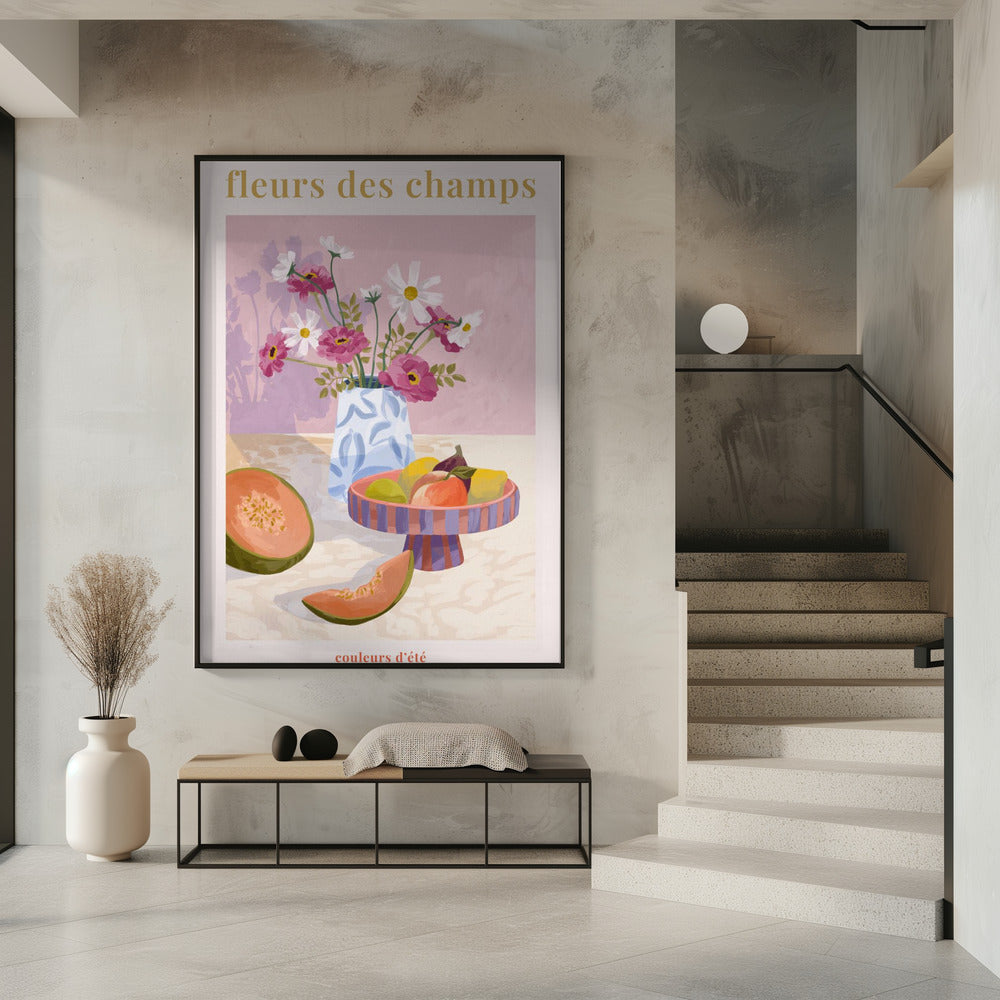 Fleur Des Champs-Roze | Poster