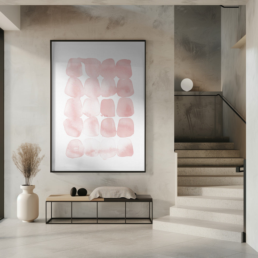 Abstracte Blush Dots | Poster