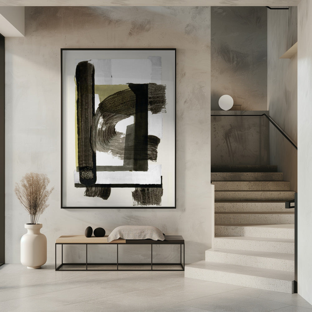 Zen Penseelwerk 1 | Poster