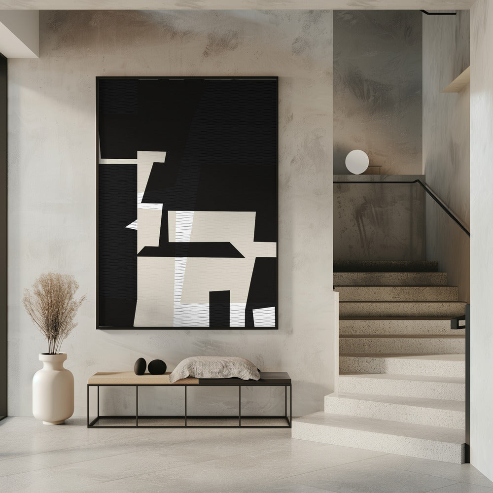 Minimalistisch Geweven Textiel 3 | Poster