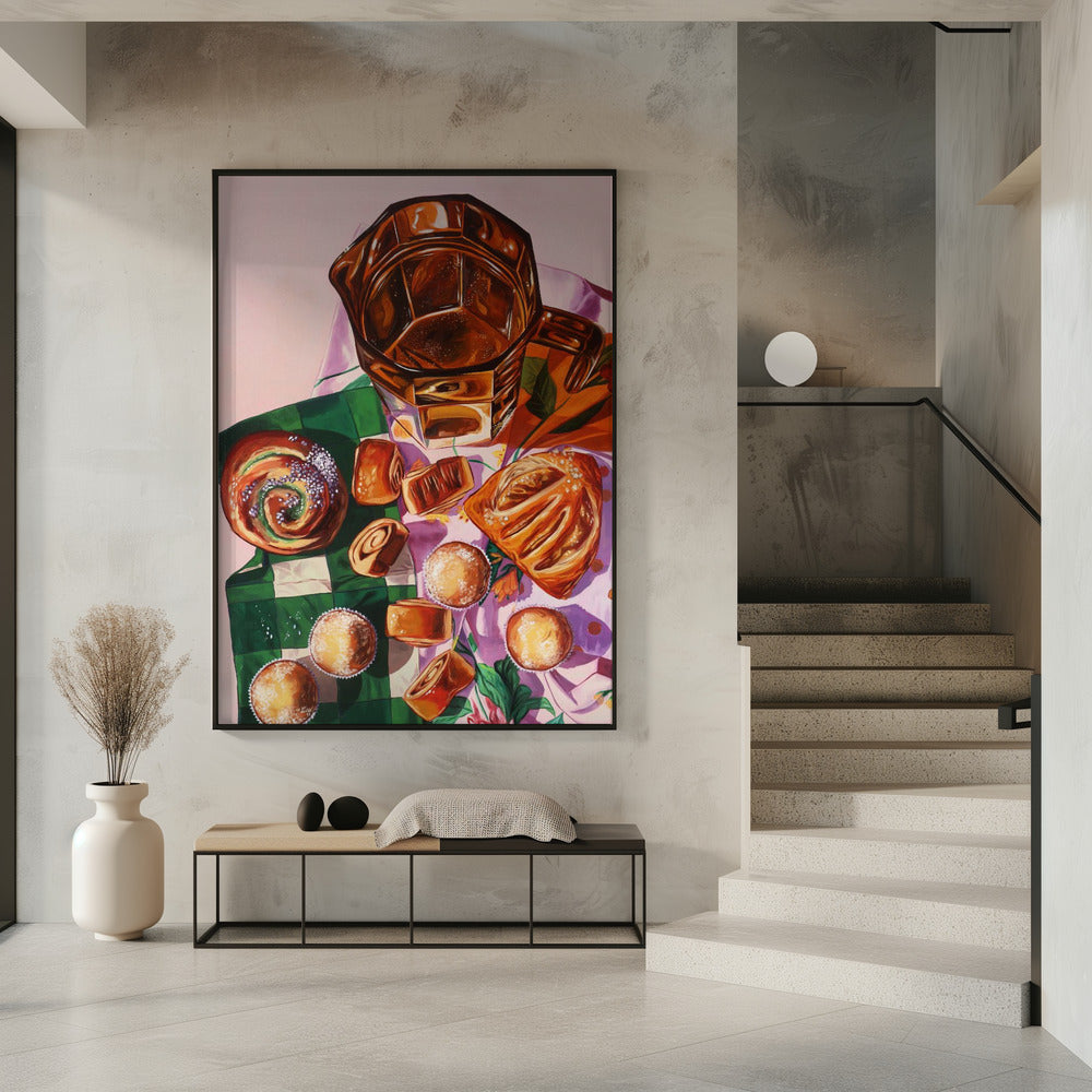 Amber en Groen | Poster