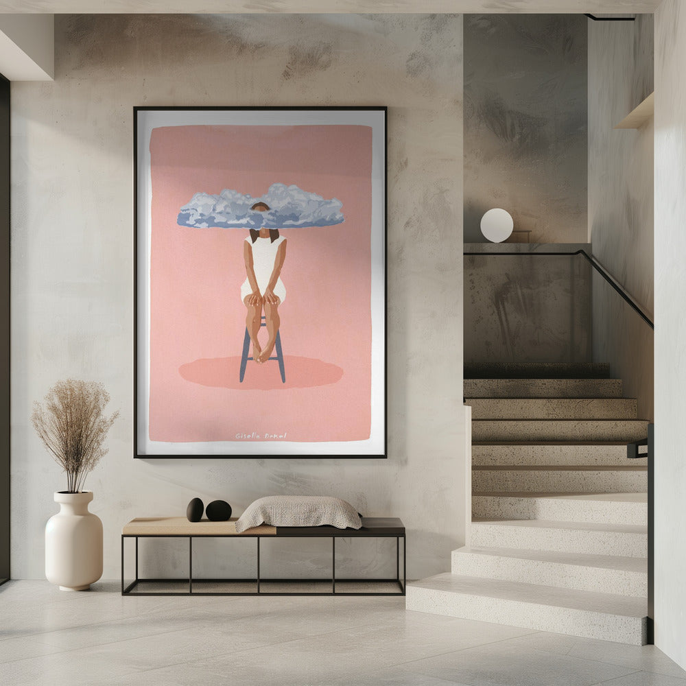 Roze Meditatie | Poster