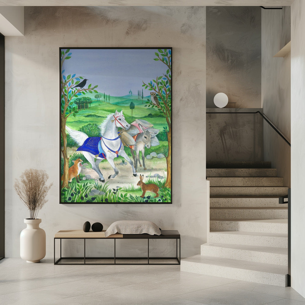 De harmonie tussen natuur en dierenleven, | Poster