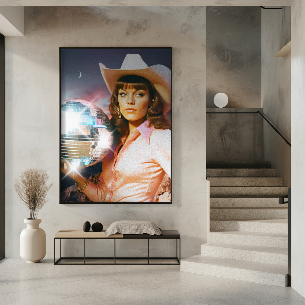 Kosmische Cowgirl | Poster