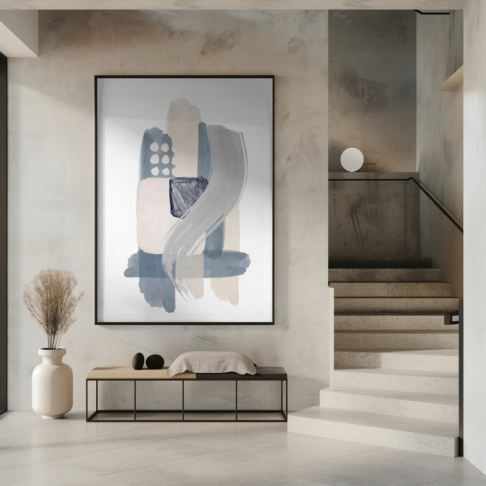 Blauwe Sereniteit 1 | Poster