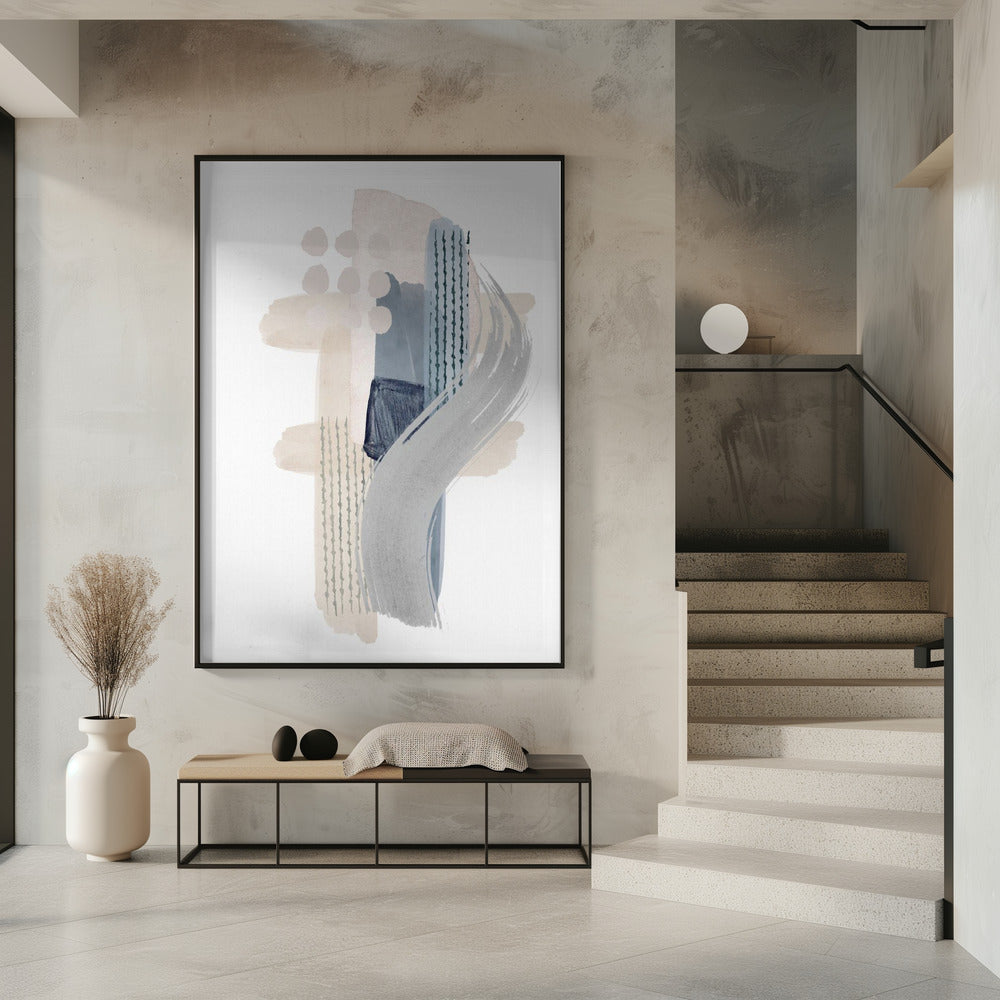 Blauwe Sereniteit 3 | Poster
