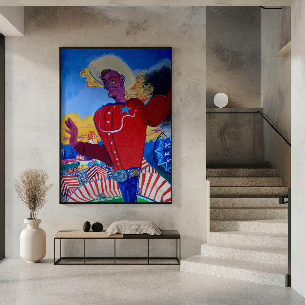 Big Tex in vuur en vlam | Poster