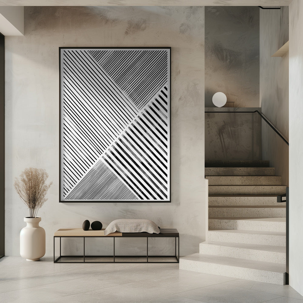 Diagonale patronen | Poster