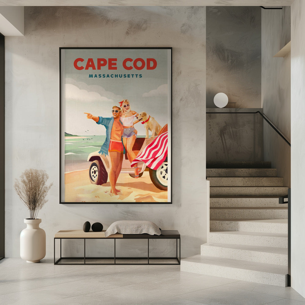 Cape Cod Massachusetts Zomerstrandkunst | Poster