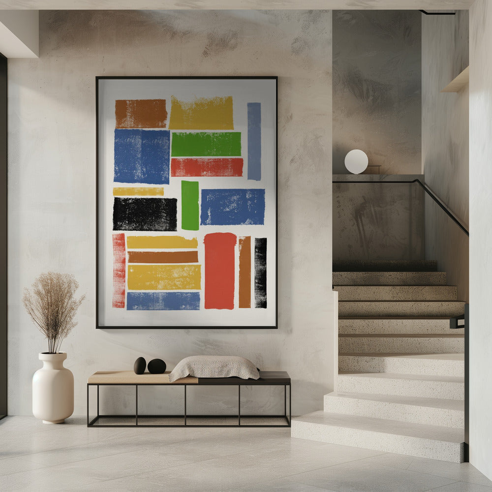 Color Block Harmony | Poster