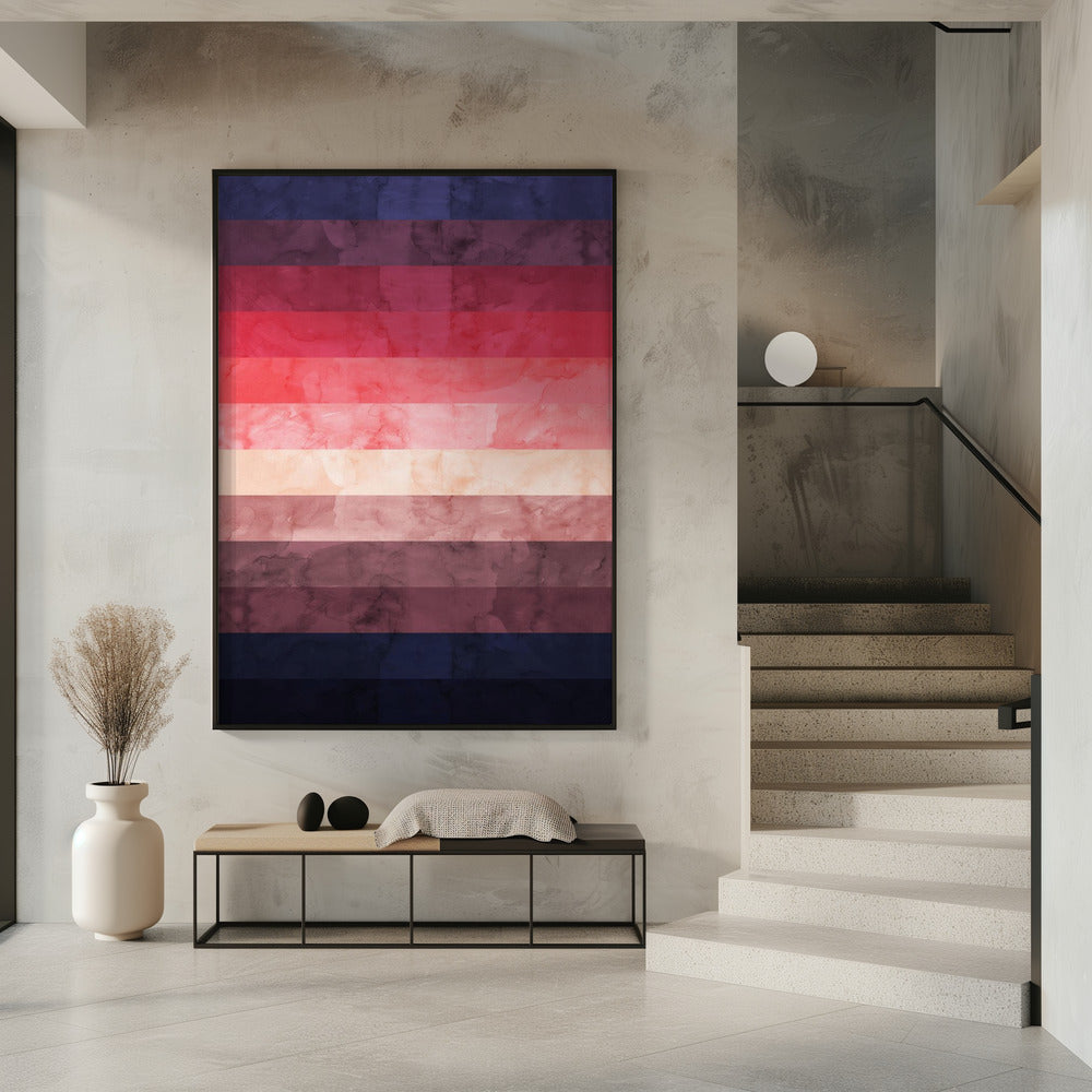Expressionistisch landschap 4 | Poster