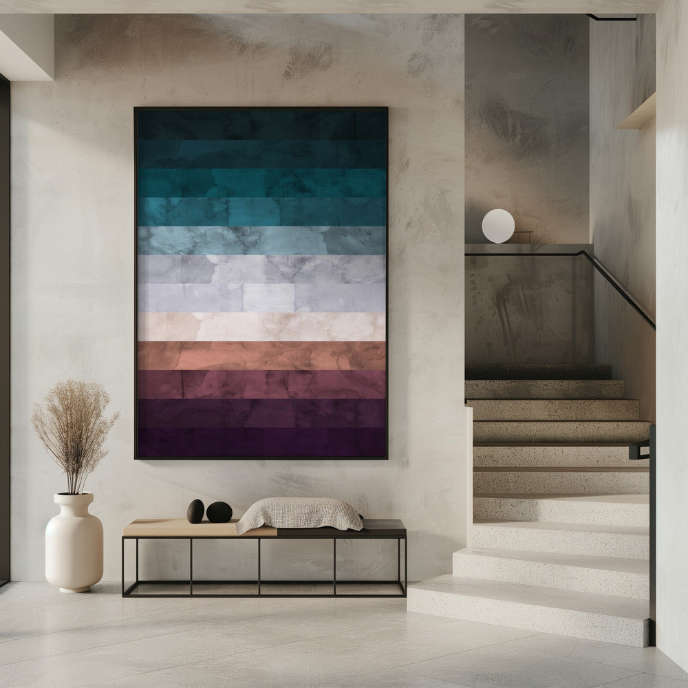Expressionistisch landschap 1 | Poster