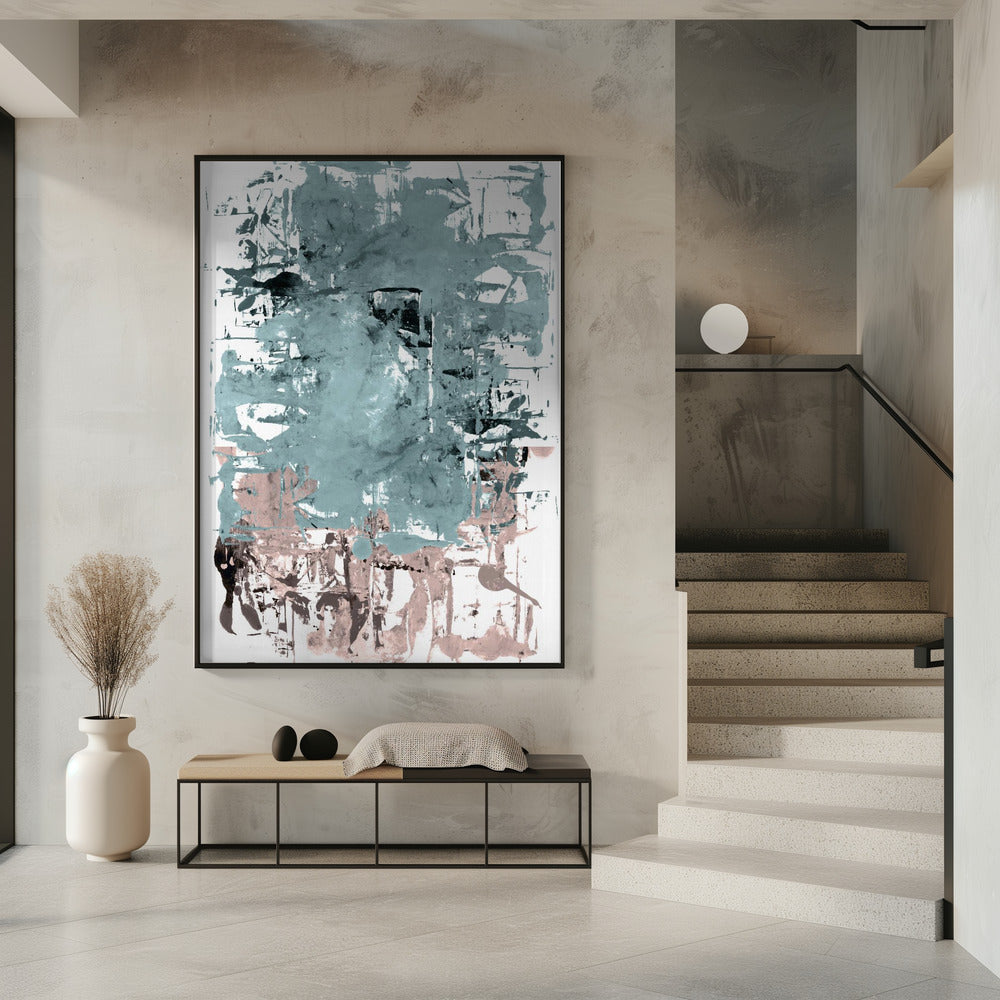 Abstract Neutrale Schraapsels 1 | Poster