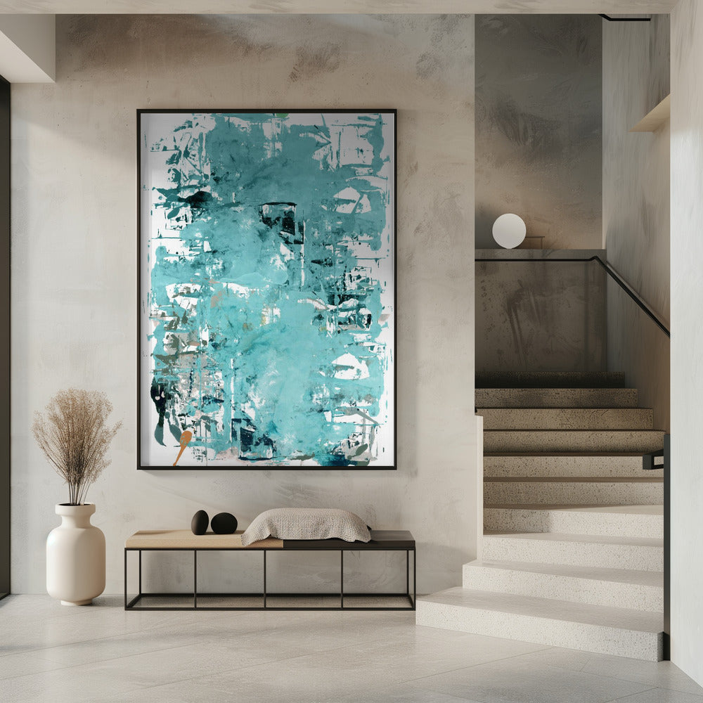 Abstract Neutral Scrapes 3 | Poster