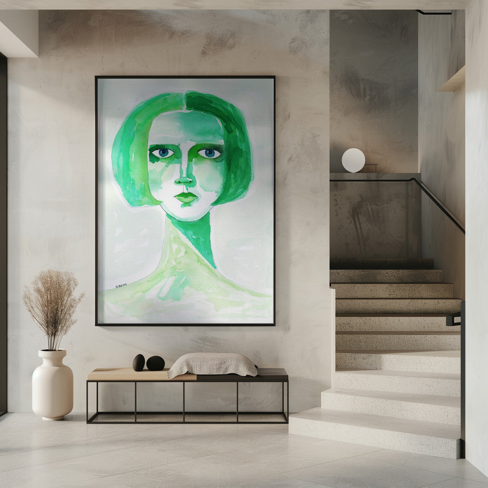 Groen meisje | Poster