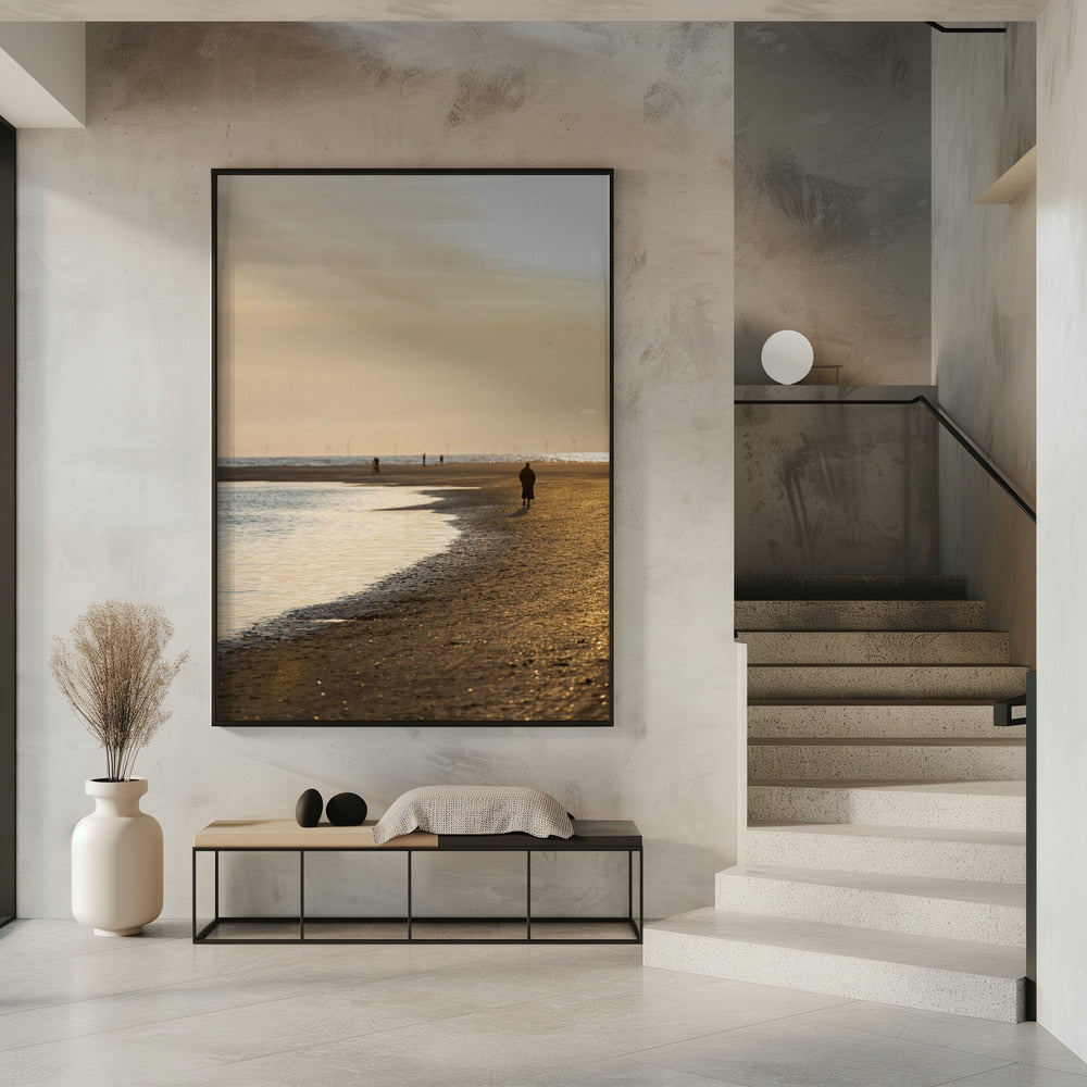 Avond op het strand 1 | Poster