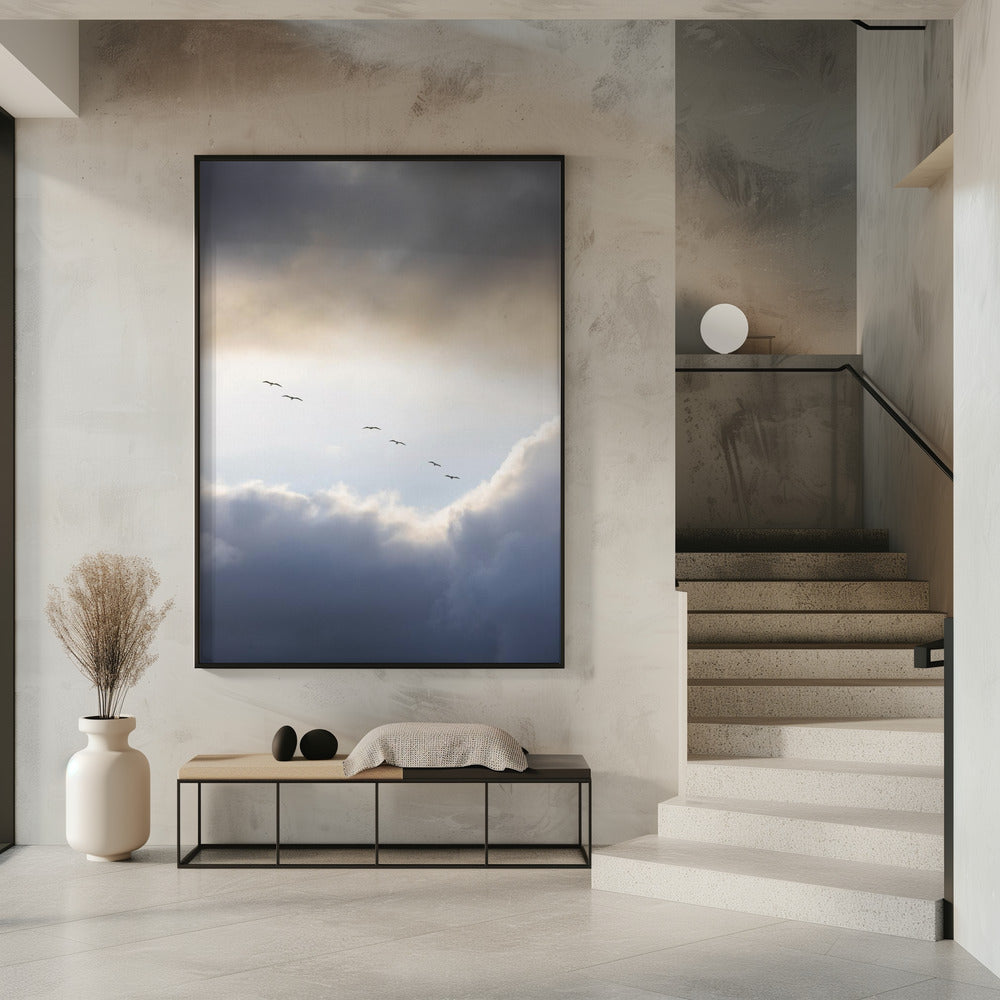 Vliegen op een hoog niveau | Poster