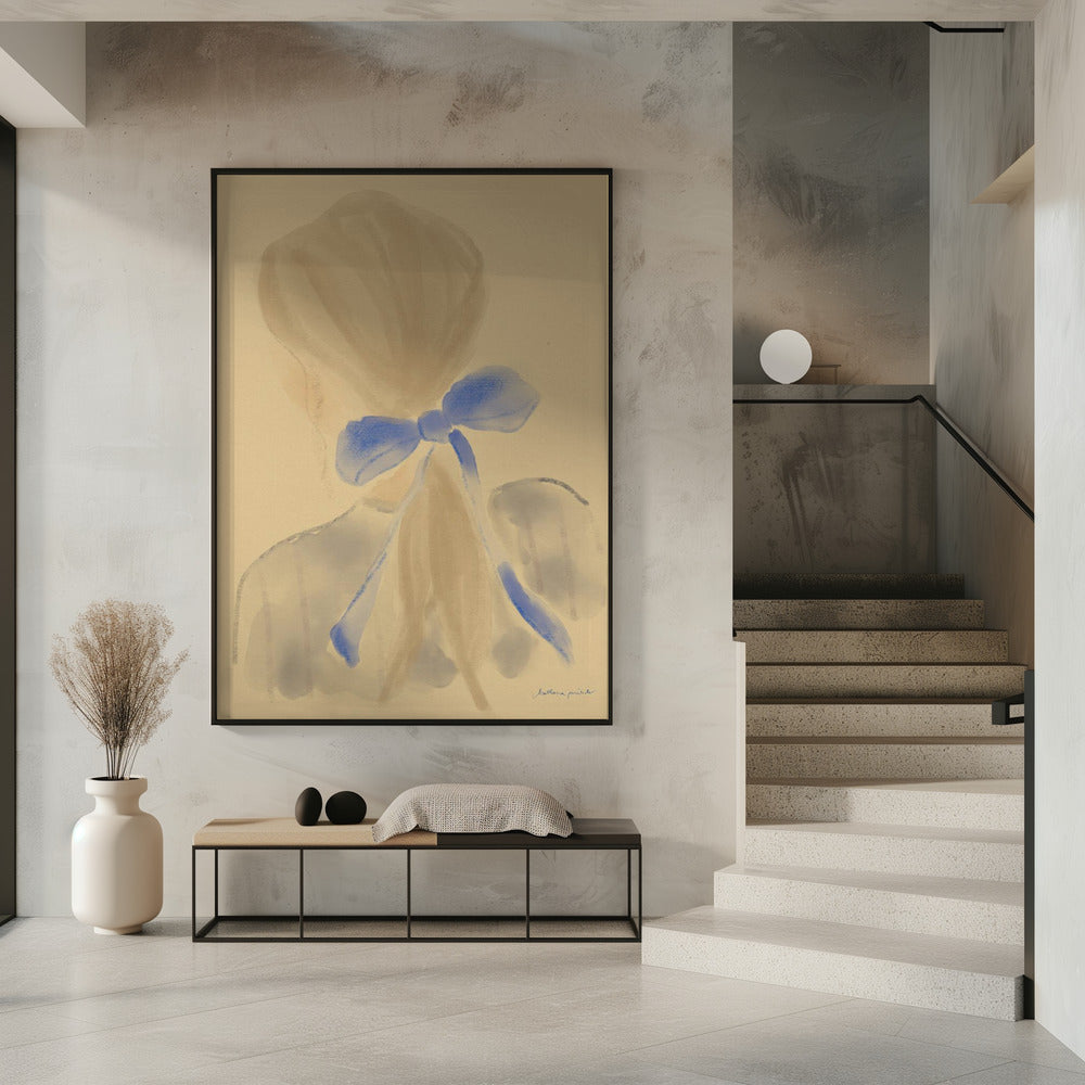 Meisje met een blauw haarlint | Poster