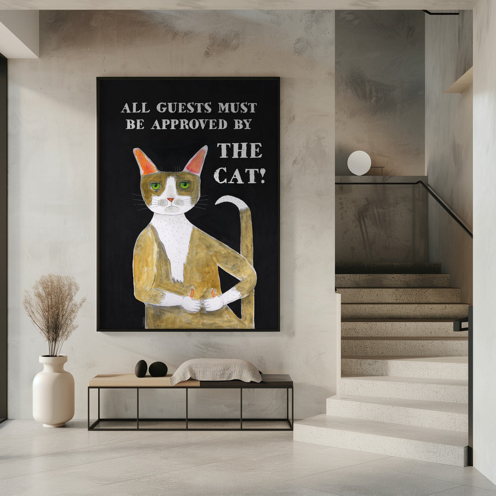 Goedgekeurd door de kat | Poster