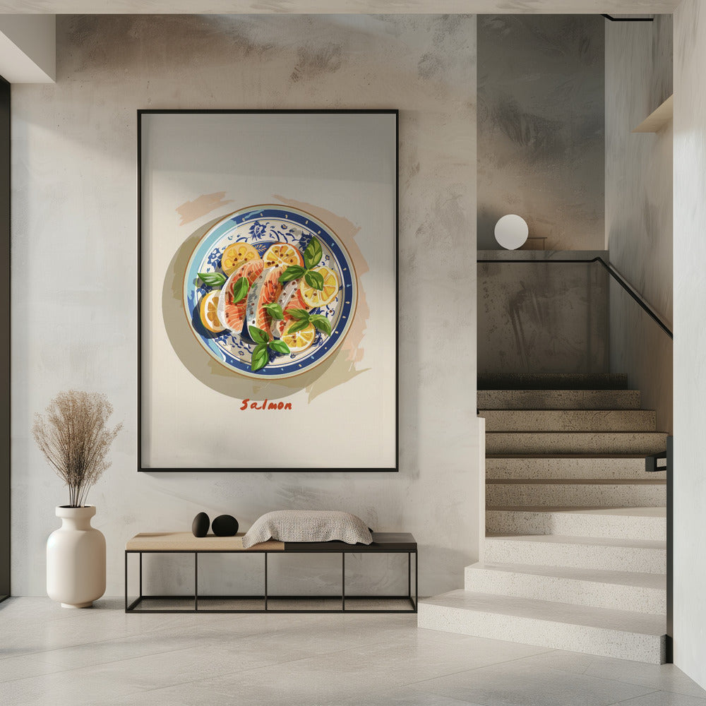 Zesty Salmon Plate | Poster