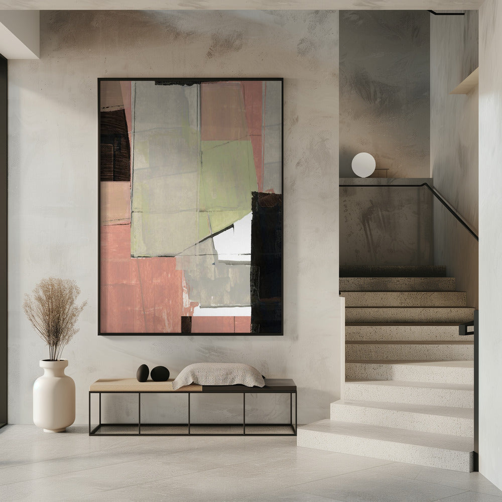 Abstracte neutrale architectuur 2 | Poster