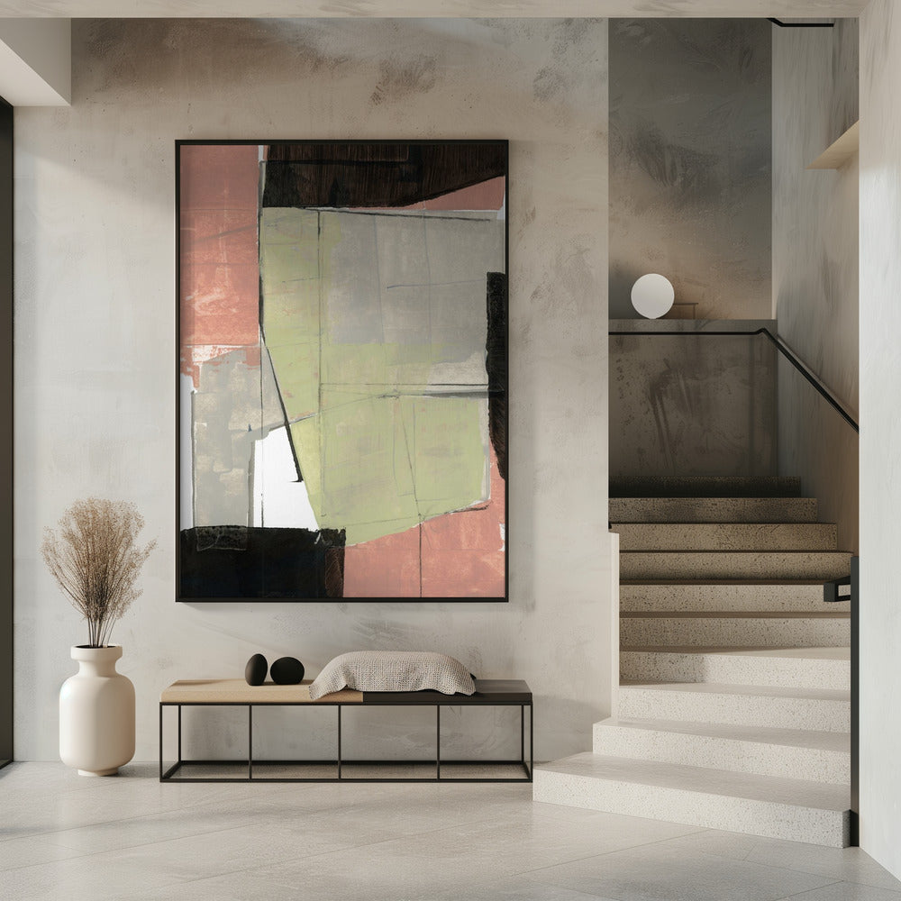 Abstracte neutrale architectuur 1 | Poster