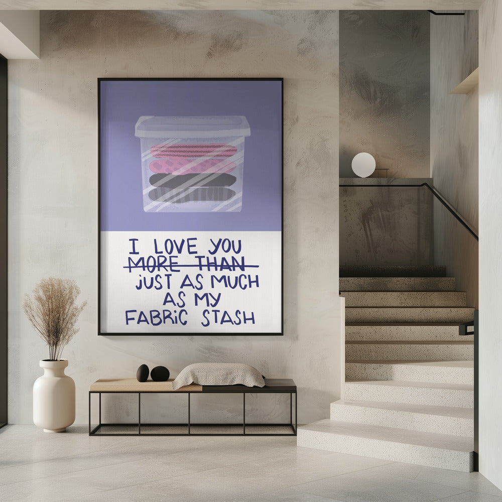 stoffenvoorraad | Poster
