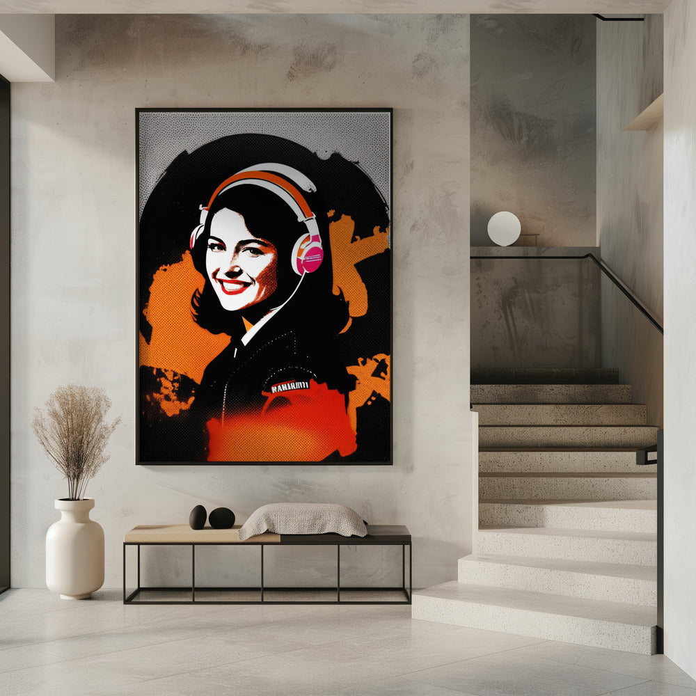 Een levendig meisje | Poster