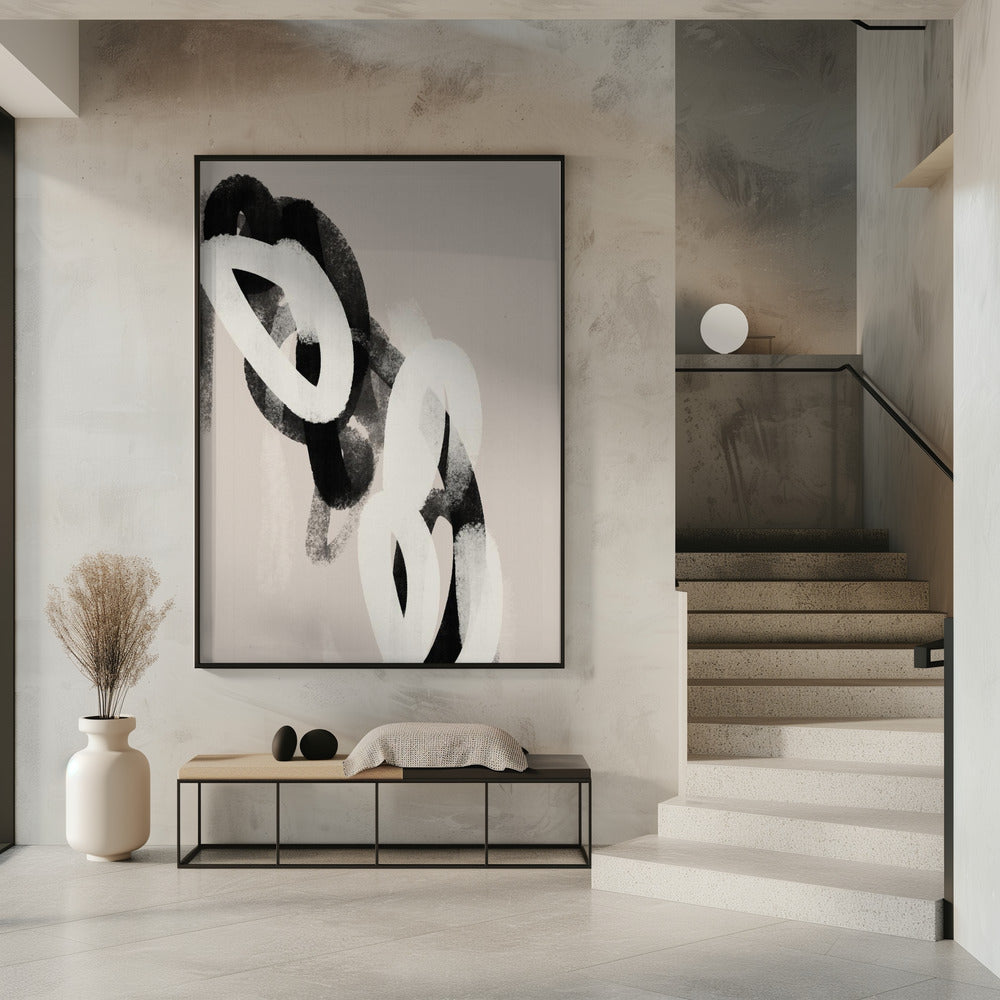 Monochrome lussen | Poster