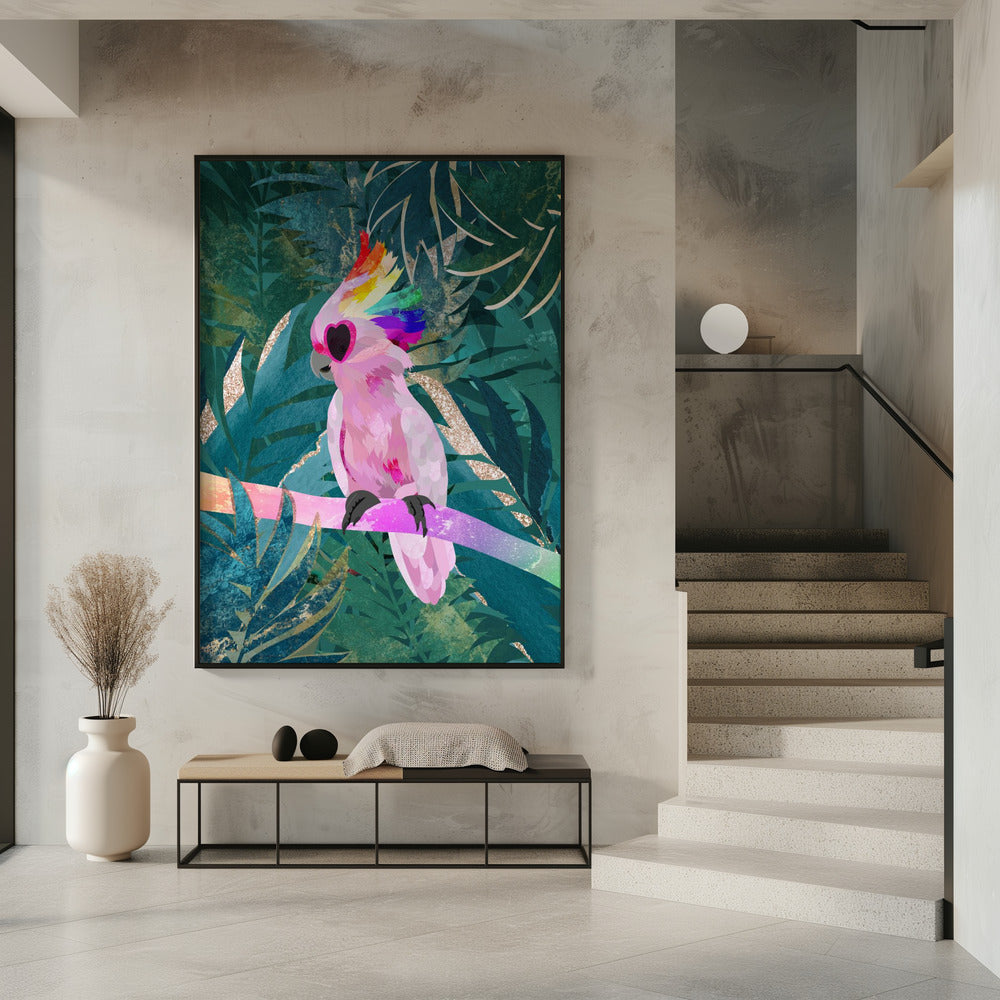 Jungle Rainbow Cockatoo | Poster