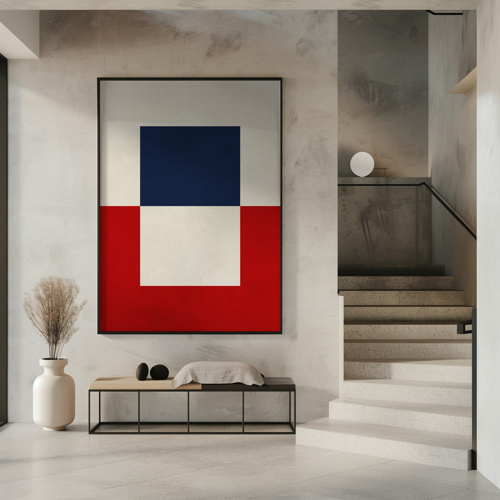 Overlappende geometrie 6 | Poster