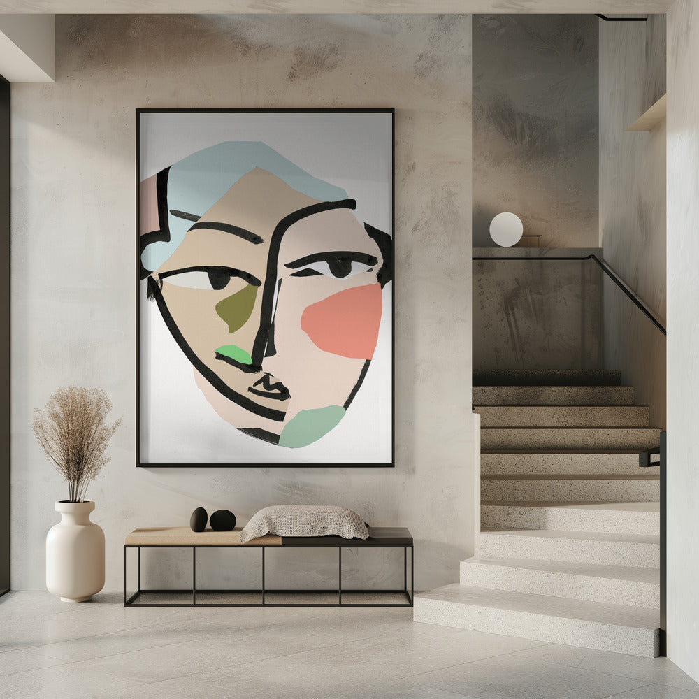 Visage No2 Kunstdruk | Poster