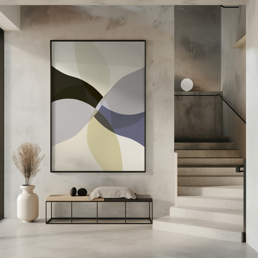 Abstracte neutrale vormen print 3 | Poster