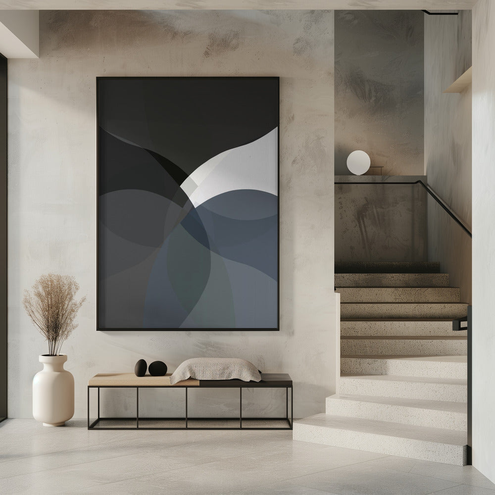 Abstracte neutrale vormen print 4 | Poster