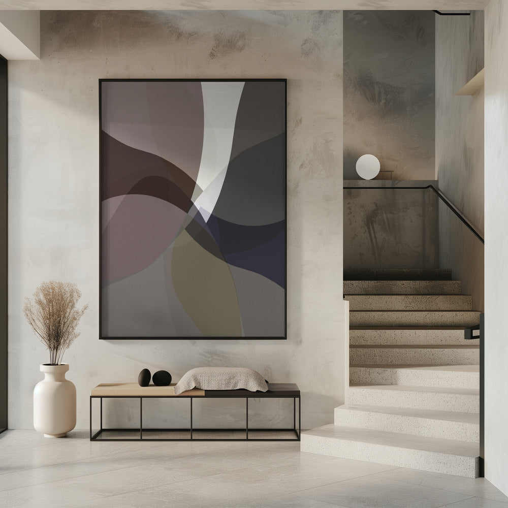 Abstracte neutrale vormen print 5 | Poster