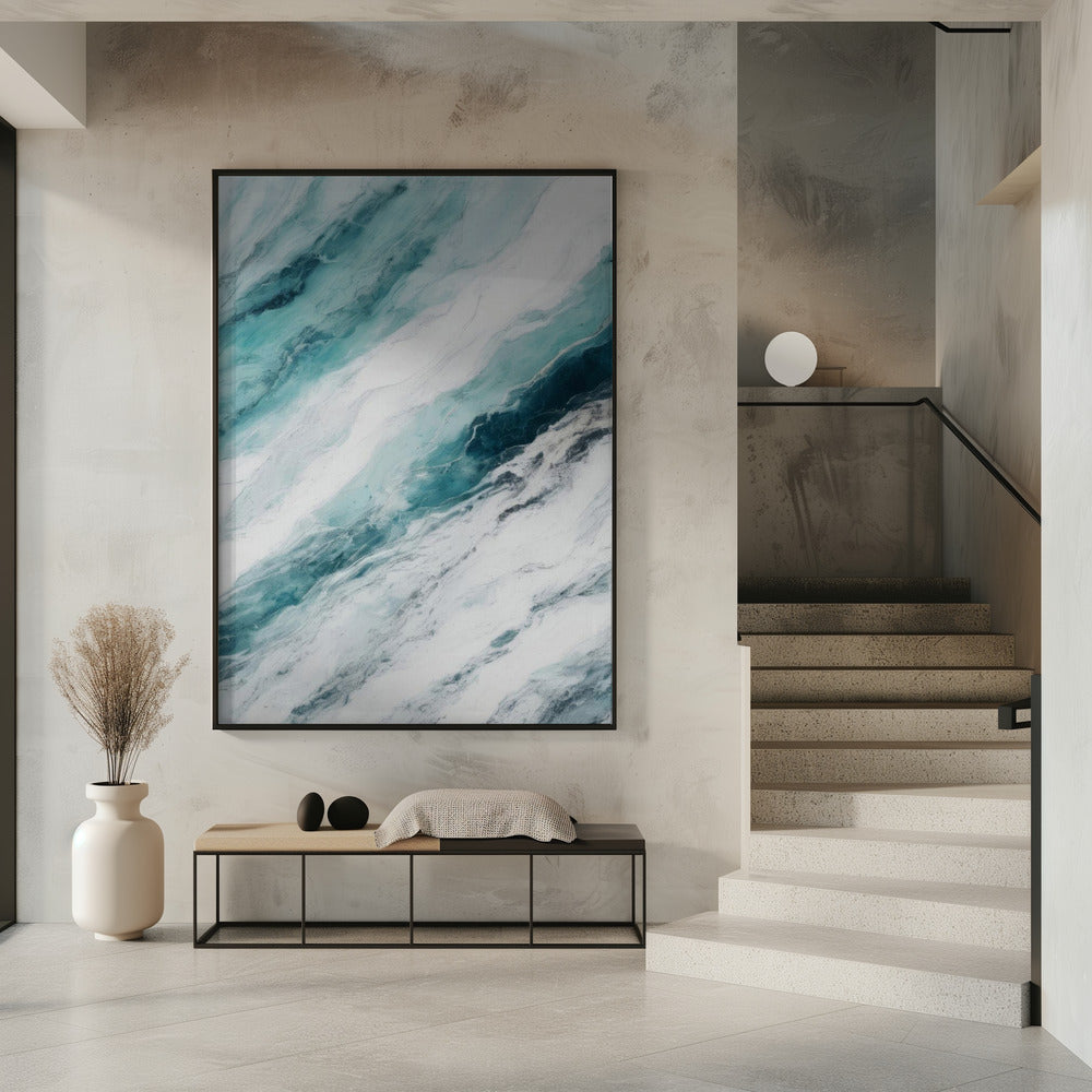 Wervelende oceaan geïnspireerde patronen | Poster