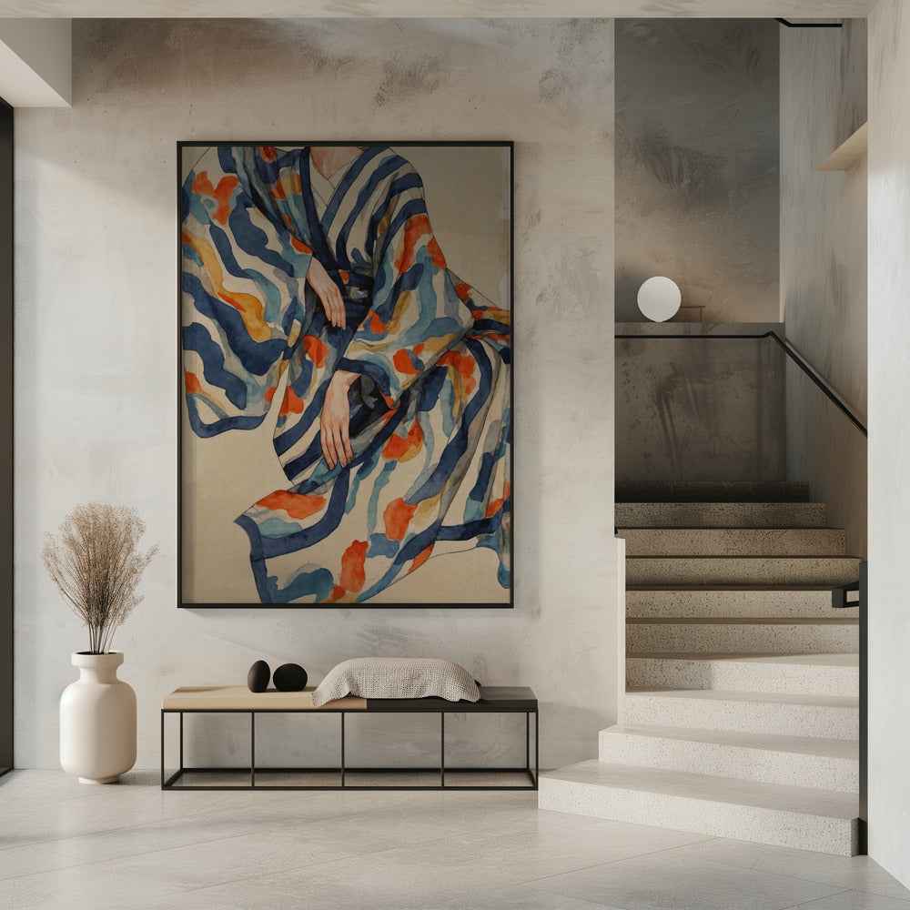 Flowing Kimono Patterns | Poster