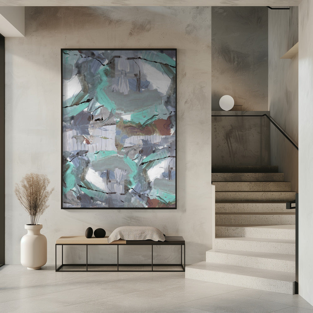 Abstract Zacht Profiel 4 | Poster
