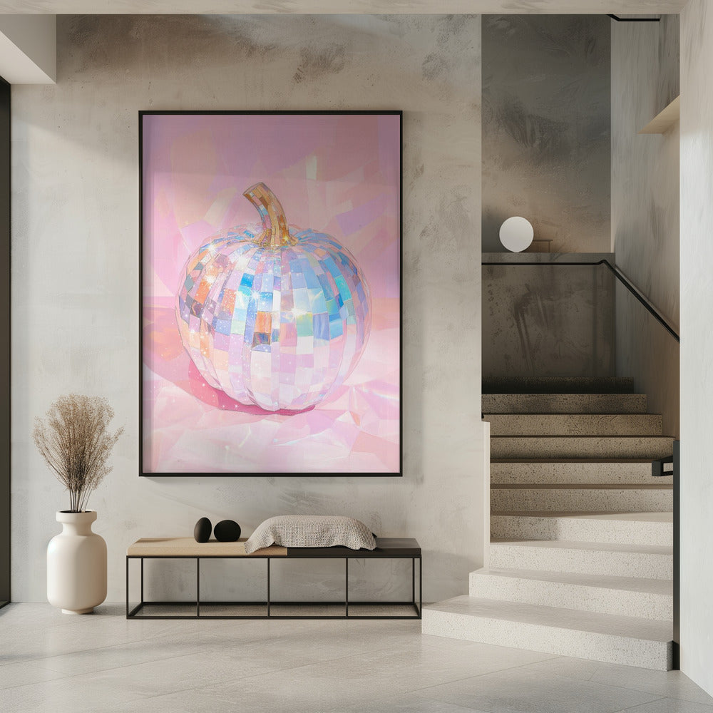 Iriserende discobalpompoen | Poster