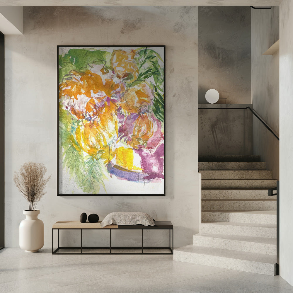 Passie van de orchideeënbloei | Poster